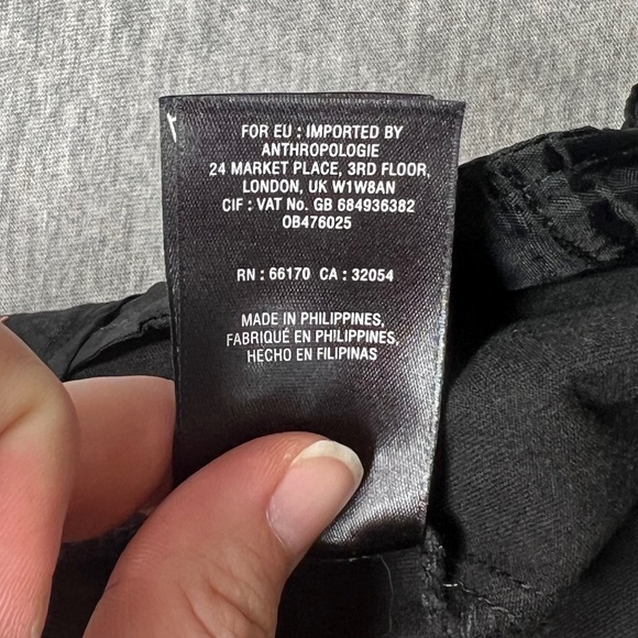 The Essential Slim by Anthropolgie Classic Black Pant Size 2 - Picture 9 of 12